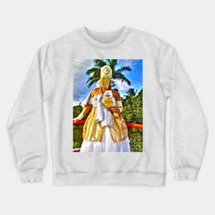 Queen Oxum Orixá and the faith of the African people Crewneck Sweatshirt